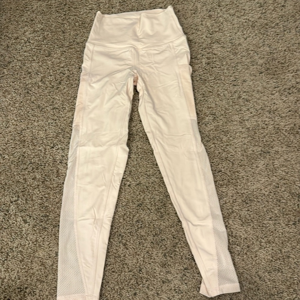 Aerie light pink leggings, xs